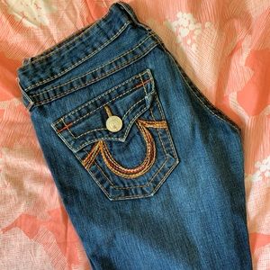 True Religion rainbow pocket jeans